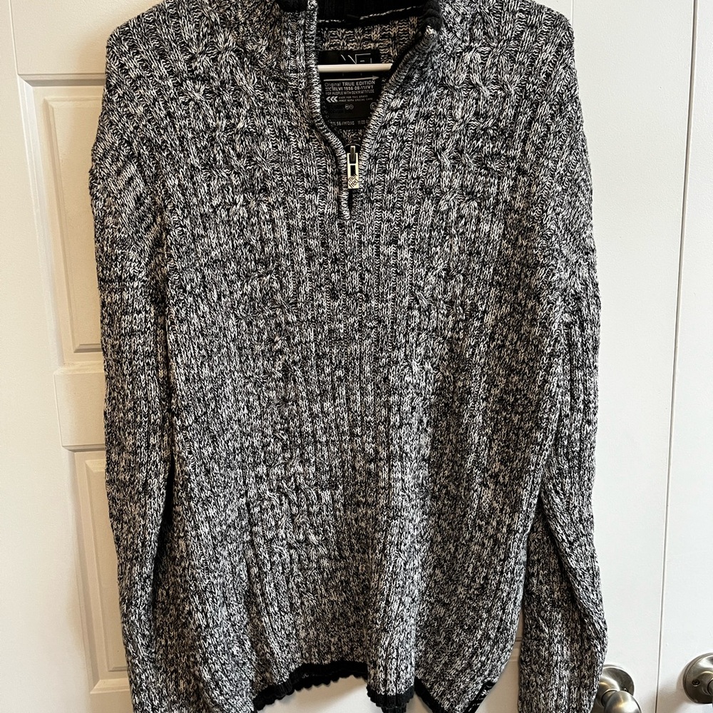 Original True Edition vintage 1956 Black and Gray Knit Pullover
